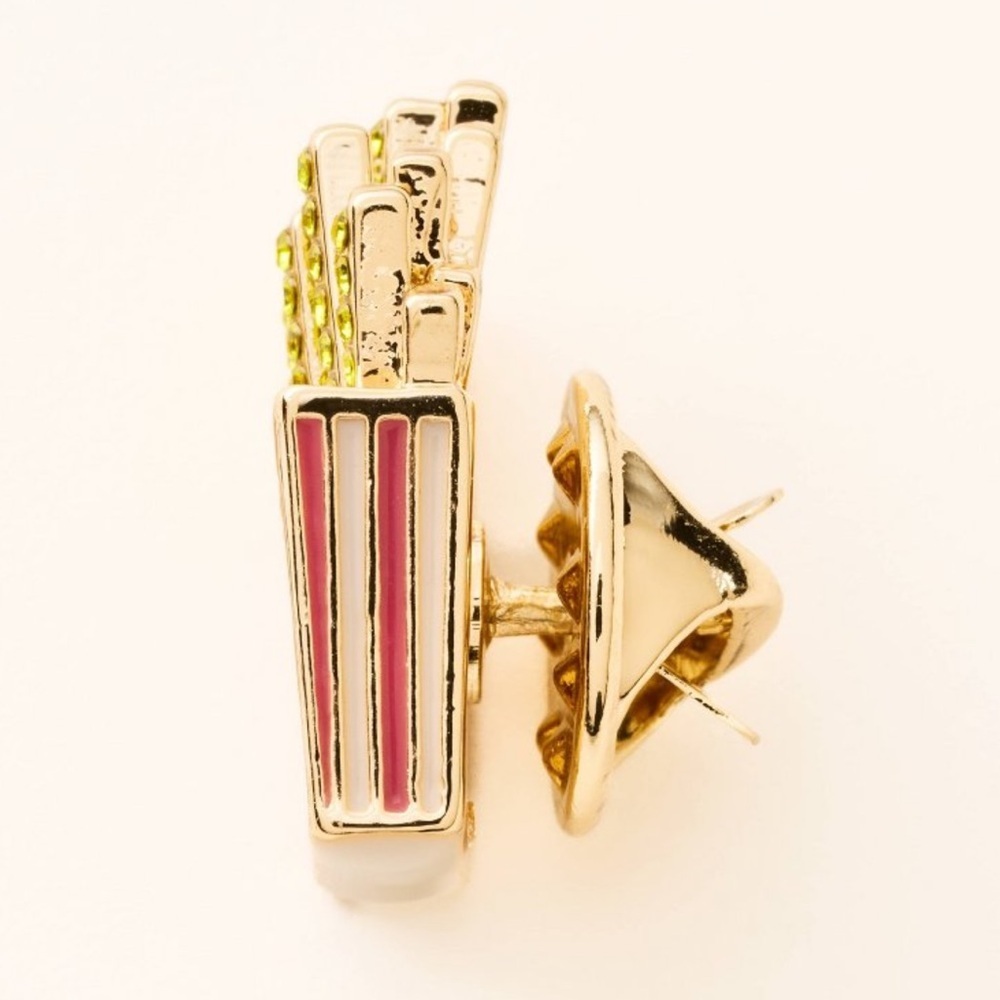 Kate Spade NY X Target 3pk Mixed Novelty French Fry Sunglasses Martini Pin Set - Picture 3 of 5